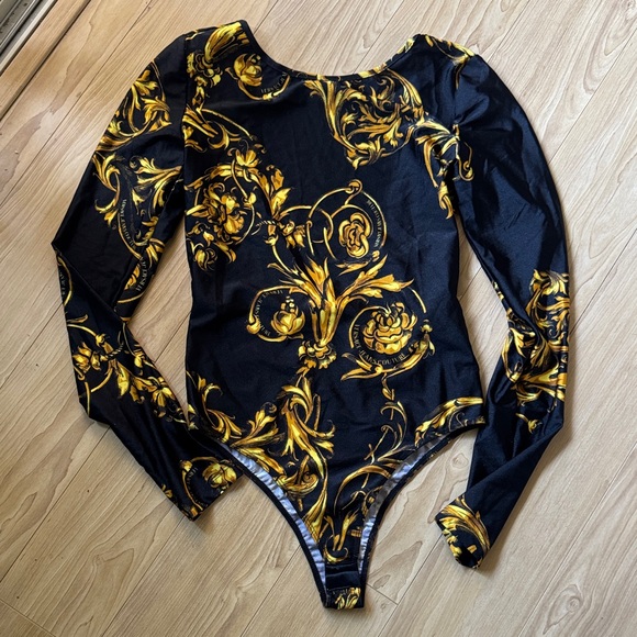 Versace Jeans Couture Barocco-print bodysuit
